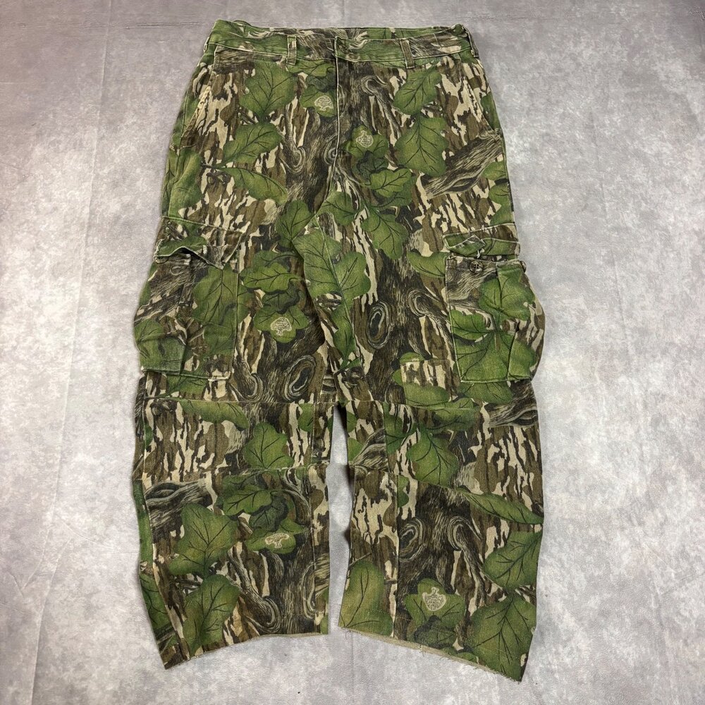 Men's cargo pants 90s Green Size M